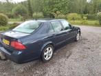 Saab 9-5 1.9 TID Sport Sedan Blauw Youngtimer Trekhaak, Auto's, Saab, Voorwielaandrijving, 1800 kg, Beige, 150 pk