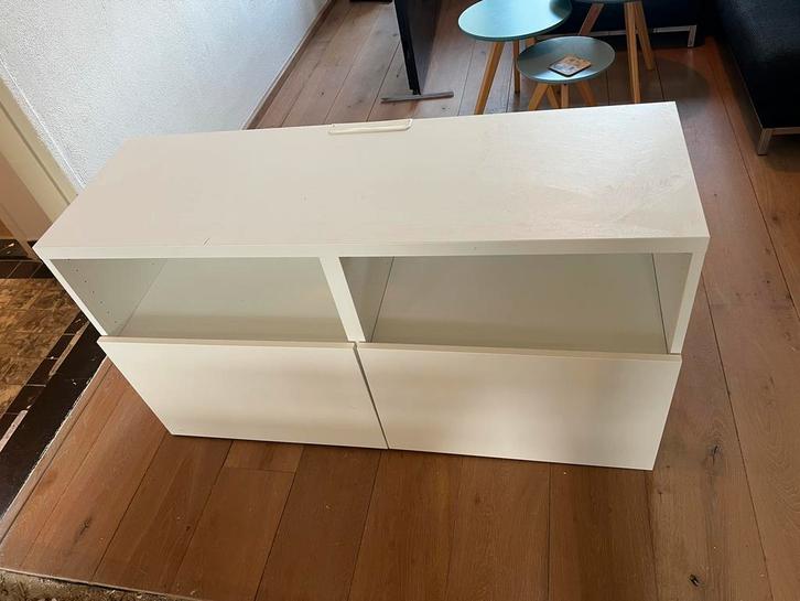 IKEA Besta TV meubel opbergkast met lades en deuren, Huis en Inrichting, Kasten | Televisiemeubels, Gebruikt, Minder dan 100 cm