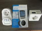 Nieuwe Energieverbruiksmeter met 2x tijdschakelaars., Ophalen of Verzenden, Zo goed als nieuw, Elektriciteit