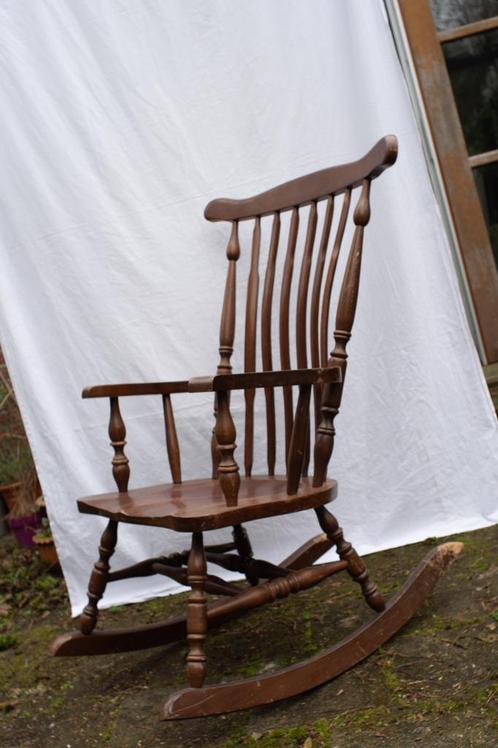 Vintage schommelstoel, Huis en Inrichting, Stoelen, Gebruikt, Eén, Ophalen