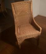Rieten Eetkamerstoel, Huis en Inrichting, Gebruikt, Bruin, Riet of Rotan, Ophalen of Verzenden