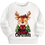 Nieuwe warme kersttrui wit eland 6Y - 116, Ophalen of Verzenden, Nieuw, Jongen of Meisje, Trui of Vest