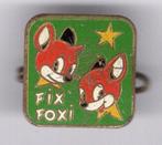 FIX & FOX groen email op koper stripfiguur broche ( R_130 ), Verzamelen, Speldjes, Pins en Buttons, Verzenden, Nieuw, Figuurtje