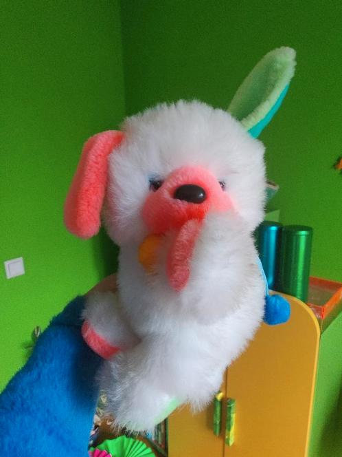 Vintage Popples knuffel jaren 80 – met label, kleurrijk,, Kinderen en Baby's, Speelgoed | Knuffels en Pluche, Zo goed als nieuw