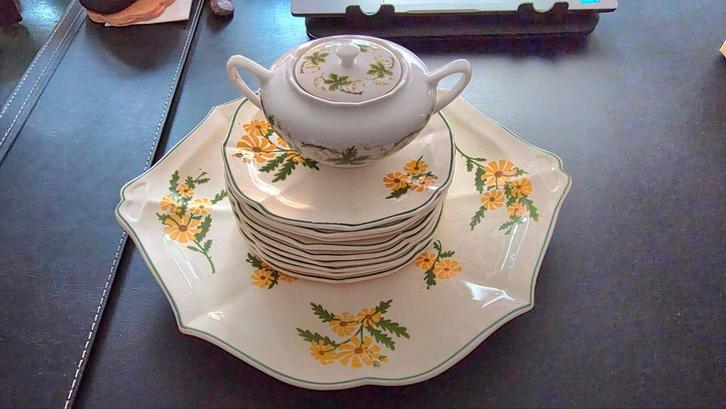 Antiek taartservies 1852, Antiek en Kunst, Antiek | Servies compleet, Ophalen of Verzenden