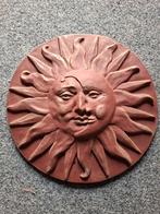 Wandborden: Zonnenbeeld / Boeddhabeeld - Tuindecoratie, Ophalen of Verzenden, Gebruikt, Beton, Abstract beeld
