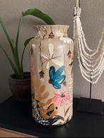 Vaas Beige Gold Handbeschilderde vaas, Overige kleuren, Aardewerk of Porselein, Nieuw, Ophalen of Verzenden