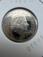 Juliana. 1 Gulden 1969 haan Gepolijste stempels Proof, Ophalen of Verzenden
