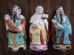 Drie Chinese Wijze beeldjes, Antiek en Kunst, Antiek | Porselein, Ophalen of Verzenden