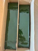 7,5 x 30 victorian groene wandtegels, Doe-het-zelf en Verbouw, Tegels, Ophalen, Minder dan 20 cm, Zo goed als nieuw, 20 tot 40 cm