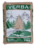 Verba pellets. 50 zakken a 15 kg., Tuin en Terras, Minder dan 3 m³, Ophalen of Verzenden, Blokken, Overige houtsoorten