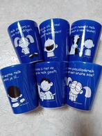 6 BLUE BAND bekers NIEUW / 2001 / melk  beker / retro, Nieuw, Ophalen of Verzenden, Overige stijlen, Kop(pen) en/of Schotel(s)