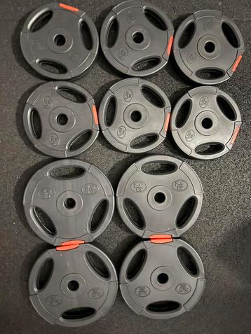 Haltergewichten 4x 2,5kg 6x 1,25kg beschikbaar voor biedingen