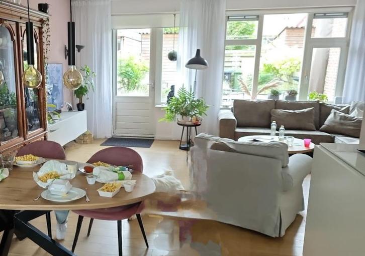 kamerbrede vitrage, wit. 540 breed- 259,5 hoog, Huis en Inrichting, Stoffering | Gordijnen en Lamellen, Zo goed als nieuw, 200 cm of meer