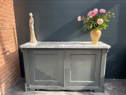 Biedermeier dressoir  kastje commode antiek vintage brocante, Huis en Inrichting, Kasten | Dressoirs, Zo goed als nieuw, 50 tot 100 cm