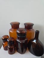 Vintage apothekerspotten set (6 stuks), Antiek en Kunst, Antiek | Glas en Kristal, Ophalen of Verzenden