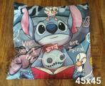 Stitch kussen 45x45 cm diverse design, Ophalen of Verzenden, Nieuw, Vierkant