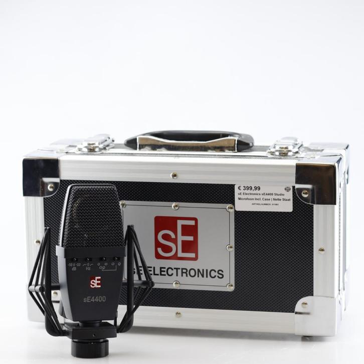 sE Electronics sE4400 Studio Microfoon Incl. Case | Nette St, Muziek en Instrumenten, Microfoons, Zo goed als nieuw