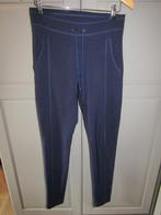 G581 Zizo mt 36 broek donkerblauw travelstof, Kleding | Dames, Broeken en Pantalons, Zizo, Zo goed als nieuw, Maat 36 (S), Lang