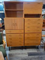 Vintage wandmeubel wandkast ladekast Simpla Lux design kast, Ophalen, ..., Zo goed als nieuw, ...
