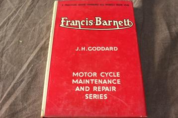 Francis Barnett motorcycles all models from 1946 by Goddard beschikbaar voor biedingen