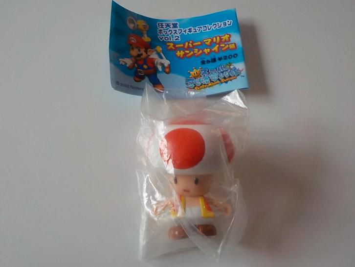 2002 Nintendo Super Mario Sunshine Kubrick Figuur Yujin Toad, Spelcomputers en Games, Games | Nintendo GameCube, Nieuw, Avontuur en Actie