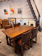 Vintage eethoek, Huis en Inrichting, Complete eetkamers, Ophalen, Zo goed als nieuw, 4 tot 6 stoelen