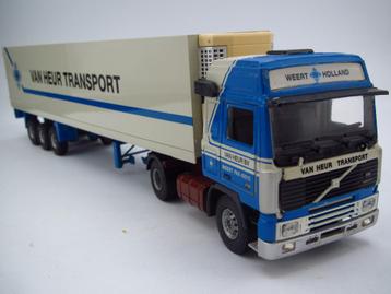 Tekno - Volvo F12 miniatuur met oplegger '' van Heur Weert ' beschikbaar voor biedingen