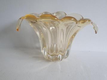 antiek kristallen vaas - waterval vaas " Murano "  beschikbaar voor biedingen