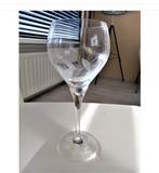 vintage kristal wijnglas spiegelau frosted & clear leaves, Ophalen of Verzenden, Zo goed als nieuw, Bierglas