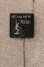 speldje:  Blijf jong, Blijf fit, Fiets!, Ophalen of Verzenden, Gebruikt, Overige onderwerpen, Speldje of Pin