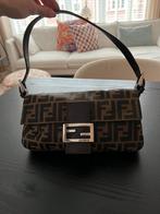 Fendi Baguette Monogram Handtas, Overige merken, Ophalen of Verzenden, Bruin, Zo goed als nieuw