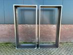 Cortenstaal houtopslag 200x100x40cm, Tuin en Terras, Minder dan 3 m³, Ophalen, Blokken