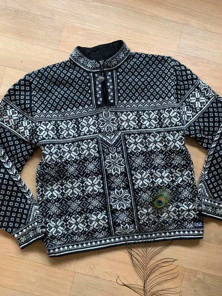 Dale of Norway wollen trui M bohemian wool jumper, Kleding | Dames, Truien en Vesten, Zo goed als nieuw, Maat 38/40 (M), Zwart