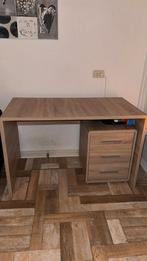 Mooi bureau met apart ladeblok, Huis en Inrichting, Bureaus, Ophalen, Gebruikt, Bureau