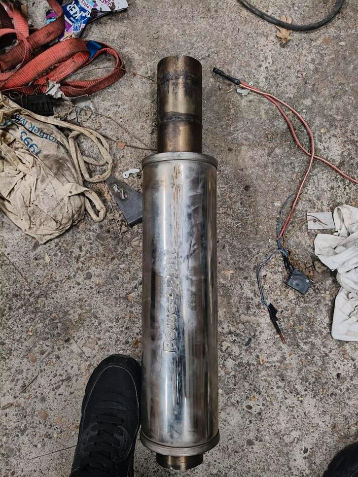 3 inch Powersprint High Flow Demper, Auto-onderdelen, Uitlaatsystemen, Universele onderdelen, Gebruikt, Ophalen of Verzenden