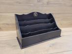 Vintage postbakje / bureau organizer met 4 vakken., Huis en Inrichting, Gebruikt, Niks, Ophalen of Verzenden, Niks