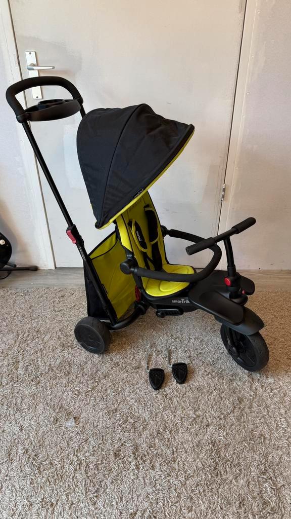 SmartTrike STR3 Plus - 5 in 1 driewieler, Fietsen en Brommers, Fietsen | Driewielers, Gebruikt, Duwstang, Verstelbare zitting