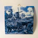 Hollands tegeltje 15 x 15 cm, boer, paard en wagen, Ophalen of Verzenden