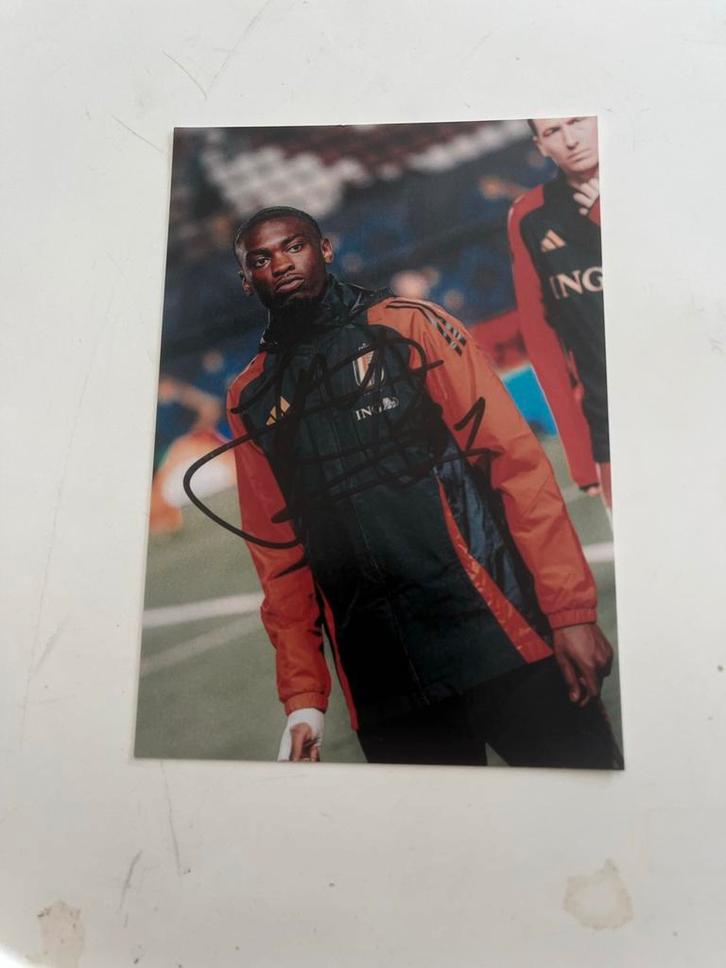 Gesigneerde foto's Mokio, Sutalo, Klaassen, Verzamelen, Sportartikelen en Voetbal, Zo goed als nieuw, Poster, Plaatje of Sticker