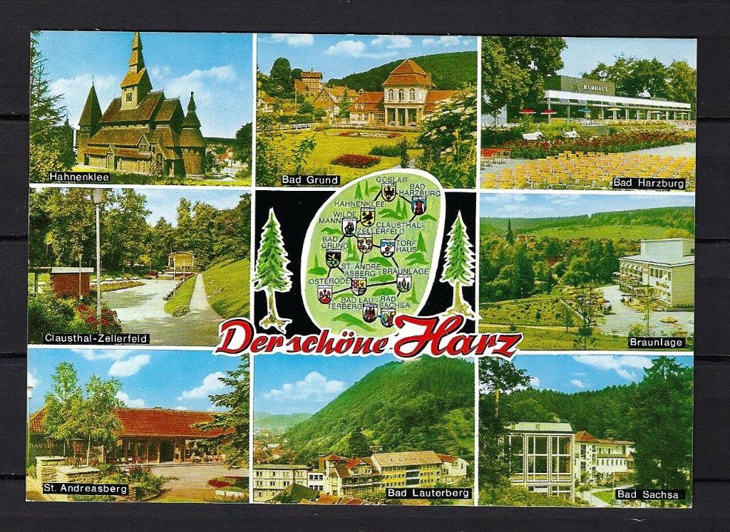 4 Duitsland, Der schone Harz, Ophalen of Verzenden, 1980 tot heden, Ongelopen, Duitsland