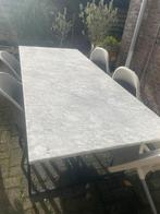 Marmeren Eettafel, Ophalen, Overige materialen, Gebruikt, 200 cm of meer
