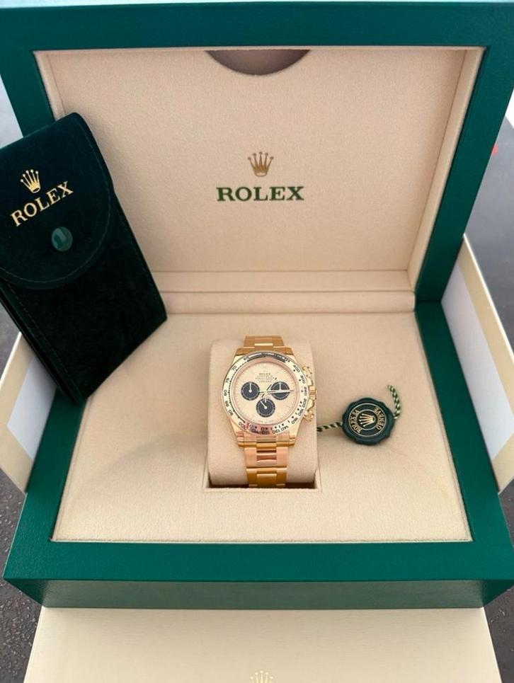 Rolex Daytona 126508 03/2025, Sieraden, Tassen en Uiterlijk, Sporthorloges, Nieuw, iOS, Geel, Ophalen of Verzenden