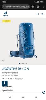 Reis backpack Deuter Aircontact SL 50+10L, 40 cm of meer, Zo goed als nieuw, 60 cm of meer, Ophalen
