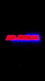 Air Jordan Nike neon led wand decoratie nieuw, Nieuw, Ophalen of Verzenden, Lichtbak of (neon) lamp