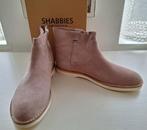 Shabbies bijna nieuwe suede leren roze enkel laarzen 41, Shabbies Amsterdam, Lage of Enkellaarzen, Ophalen of Verzenden, Zo goed als nieuw