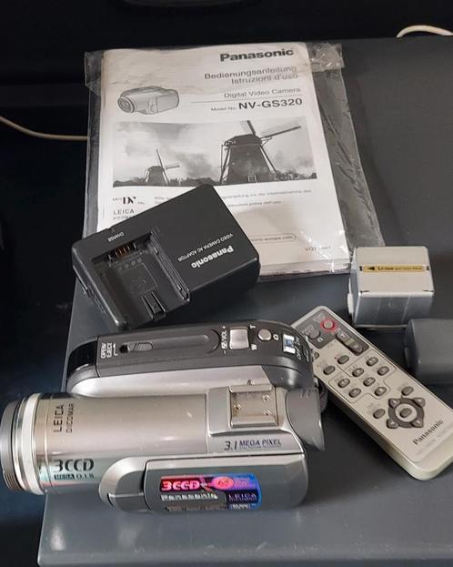 Panasonic NV-GS320 Mini DV Camcorder - Compleet!, Audio, Tv en Foto, Videocamera's Digitaal, Gebruikt, Camera, Mini dv, Panasonic