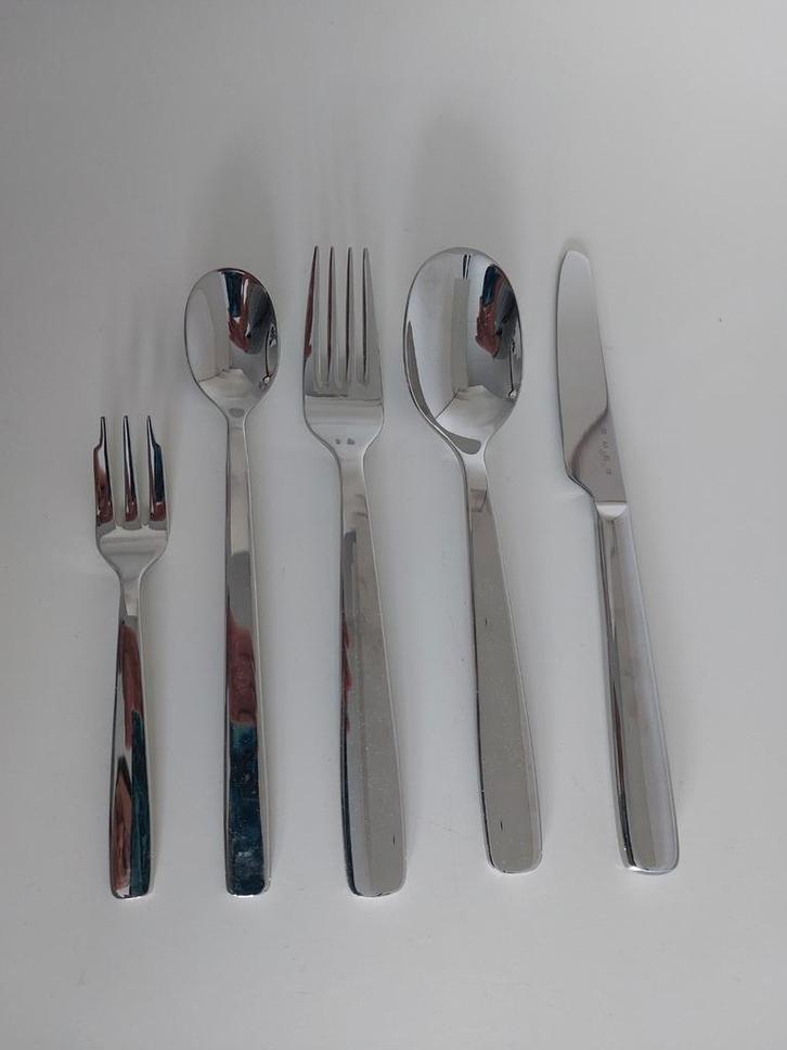 Smeg bestek., Huis en Inrichting, Keuken | Bestek, Zo goed als nieuw, Rvs of Chroom, Ophalen of Verzenden