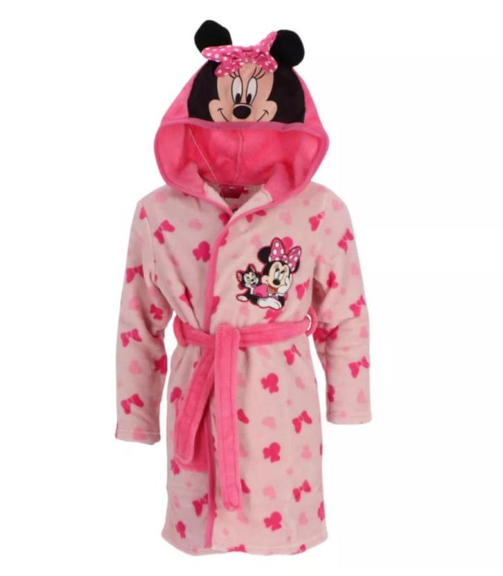 Minnie Mouse Badjas - Maat 98/104 -110/116 -122/128 -134/140, Kinderen en Baby's, Kinderkleding | Maat 98, Nieuw, Meisje, Nacht- of Onderkleding