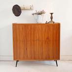 Vintage wandkast/schoenenkast/dressoir, Huis en Inrichting, Kasten | Wandmeubels, Hoofdstraat 70 terborg, 100 tot 150 cm, Teakhout